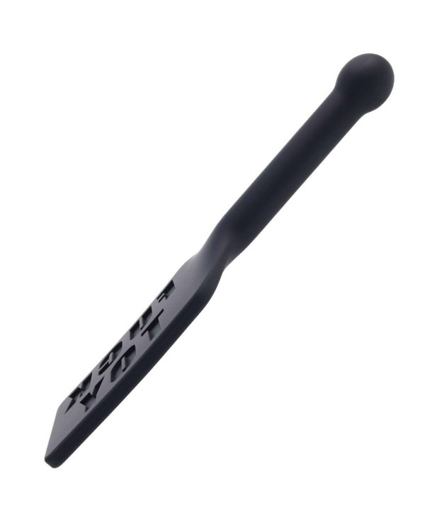 Edge FUCK TOY Silicone Paddle - Black - Image 5